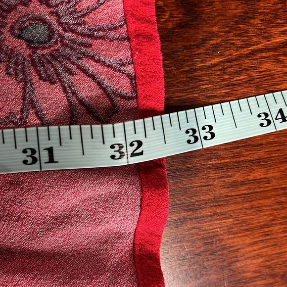 Free People Womens Dress XS Red Orange Sleeveless Pullover Flare Skirt Vibrant - Picture 11 of 12